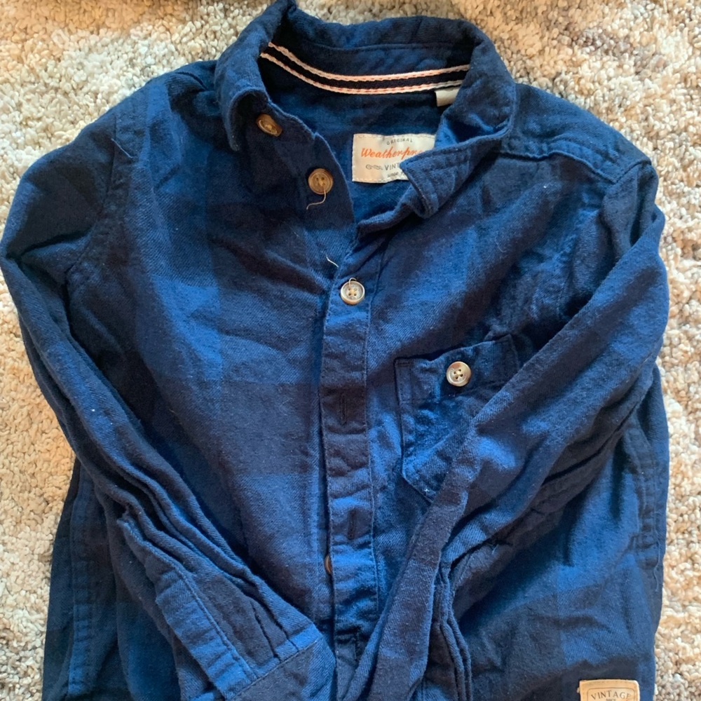 Boys flannel shirt